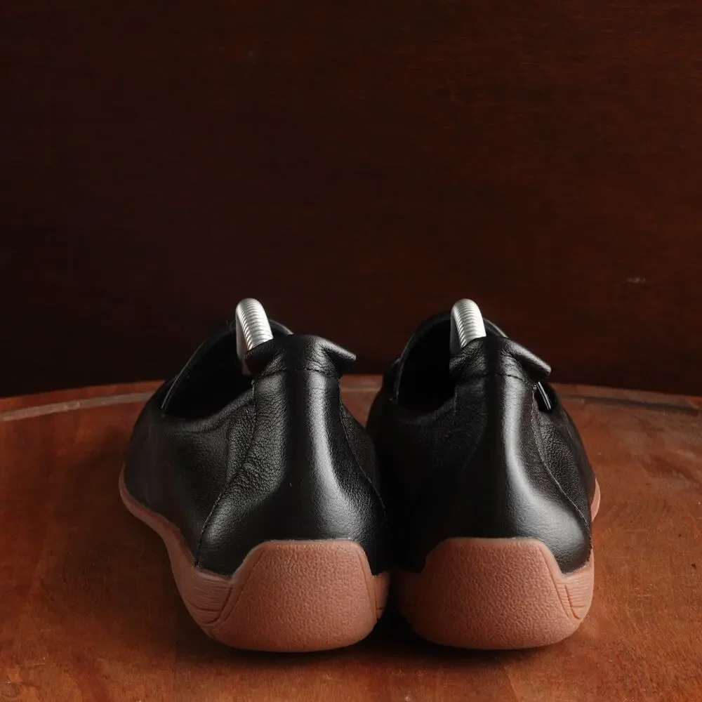 Josef Seibel Flat WMS SZ EU 40 US 9-9.5 BLK Fenja 01 Leather Ballet Comfort Shoe